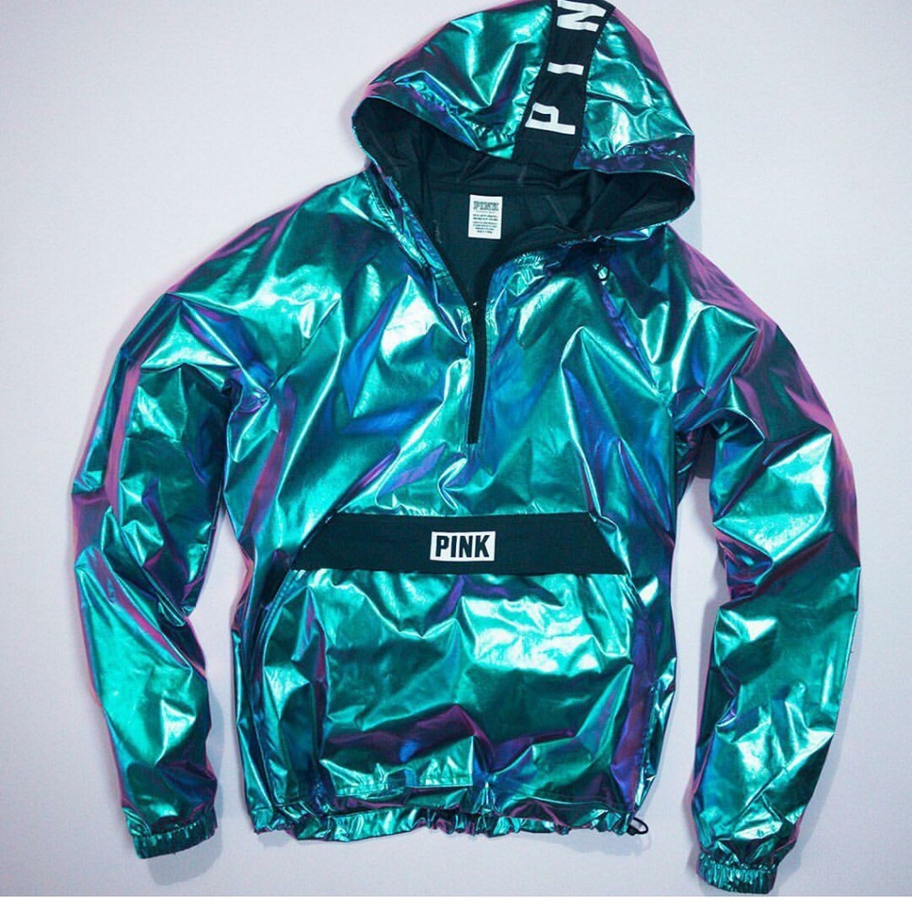 Limited Edition VS PINK---- Iridescent Anorak